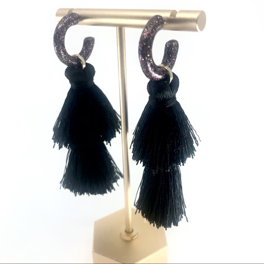 Sugar-Fix By Baublebar Tassel Glitter Earrings 10$